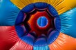 Focus on inflatable bounce house blower fan