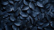 Bunch of Black tropical leaves background
