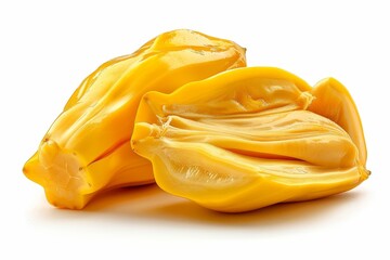 Poster - Isolated jackfruit section on white background