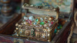 treasure chest with jewelry