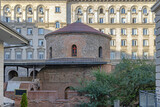 Fototapeta Sawanna - Historic Saint George Church Late Antique Red Brick Rotunda in Sofia Bulgaria
