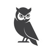 Cute owl symbol. Animal cartoon mascot. Owl vector sign. Owl icon. Owl logo design template. Vector illustration