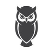 Cute owl symbol. Animal cartoon mascot. Owl vector sign. Owl icon. Owl logo design template. Vector illustration