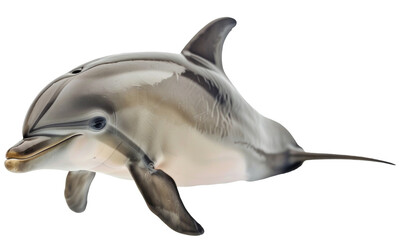 Wall Mural - dolphin isolated on a transparent background. PNG