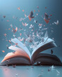 world book day design - A magic butterflies book