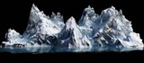 Fototapeta Sport - icy mountains by the river