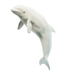 Photo of Beluga isolated on white background