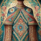 Fototapeta Paryż - Osmanische Kultur Malerei der Kleidung 