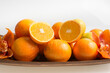 Obsteller mit Orangen
