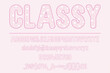 Classy Color Font Set