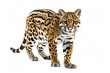 © Artgalax - Ocelot, Isolated on white