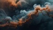 Mist texture. Color smoke. Paint water mix. Mysterious storm sky. Bronze glowing fog cloud wave abstract art background.