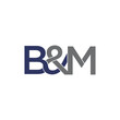 B&M Letters Logo Vector 001