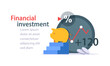 Piggy bank concept,pension fund money, financial planning,long term investment, savings account deposit