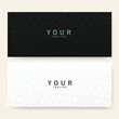 Luxury business card template with ornamental background
