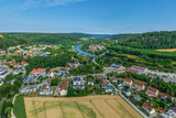 Fototapeta Na sufit - Blick über die sehenswerte Stadt Beilngries im Naturpark Altmühltal in Oberbayern
