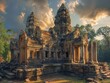Angkor Wat temple complex in Cambodia