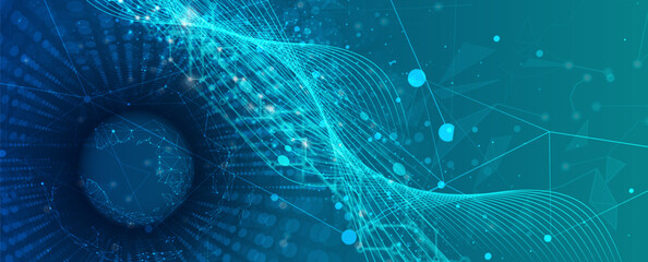 Abstract vector background. Futuristic technology style. Elegant background for business tech presentations.