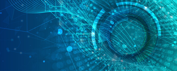 Abstract vector background. Futuristic technology style. Elegant background for business tech presentations.