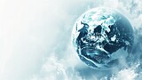 Fototapeta  - Global Warming Concept Art Wallpaper,