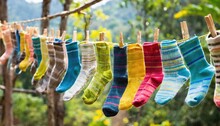 Colorful Socks Ai Generated