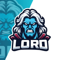 Wall Mural - Angry lord mascot logo vector illustration