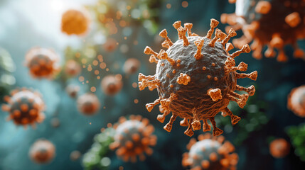 Wall Mural - Adeno-associated virus.