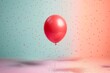 Ornate Birthday Sparkle: Colorful, Sparkling Balloons Against a Vibrant, Blank Background for Effervescent Elegance