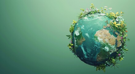 Wall Mural - Earth Day Concept - banner design