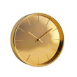 golden clock minimal modern isolated with no background