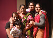 © Susmit - Portrait of a south asian hindu religious family in a sunny day