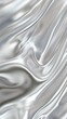 Silky silver grey color luxury shiny wave ripple style background