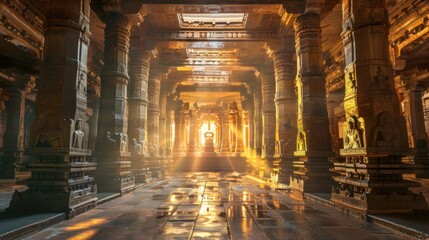 Hindu temple in southern India