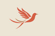 A minimalist bird logo with a single flowing line, representing the bird's flight path.