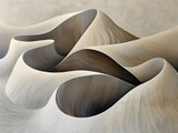 Abstract representation of sand dunes