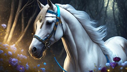 Wall Mural - portrait of a horse