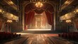 A ballet rehearsal in a grand, old theatre