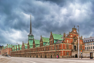 Sticker - Borsen (The Stock Exchange), Copenhagen, Denmark