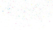 © ふわぷか - 細かい紙吹雪が舞う背景イラスト_16:9