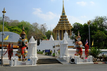 Sticker - temple,thailand, thai temple,Phra Phutthabat,wat Phra Phutthabat,Wat Phra Phutthabat Ratchaworamahawihan 