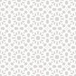 Vector abstract mosaic seamless pattern. Gray and white ornamental texture, Oriental style. Subtle elegant background. Geometric ornament with floral grid, lattice. Repeating decorative geo design