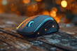 Miniature wireless mouse, offering precision and convenience for computer work.