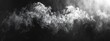 White smoke, smoke cloud on black background, smoke texture, smoke effect, vector illustration