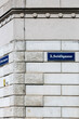 A sign with the name of the Seidlgasse street on the facade of a house in Vienna