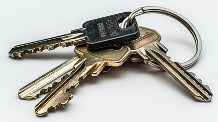 Wall Mural - A bunch of keys piled on top of each other. Can be used for concepts related to security and access control