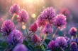 A close-up view of a bunch of pink flowers, perfect for floral backgrounds