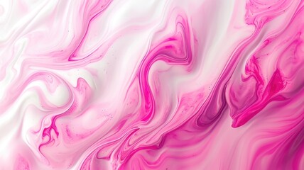 The abstract picture of the two colours between pink and white colour that has been mixing with each other in the form of the ink or liquid to become beautifully view of this abstract picture. AIGX01.