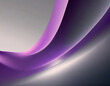 紫色と銀色の光沢のあるデジタルな波型の抽象背景素材。CG風。AI生成画像。