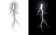 Lightning Bolt Isolated on Transparent Background Translucent 