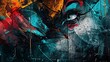 © Kùmo - Street art background, graf, grafiti, paint, wal, modern background